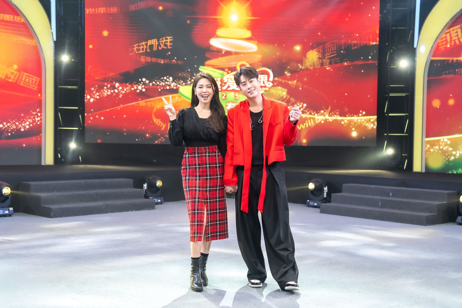 白家綺（左）與吳東諺（右）自曝結婚第一週便產生離婚念頭。TVBS提供