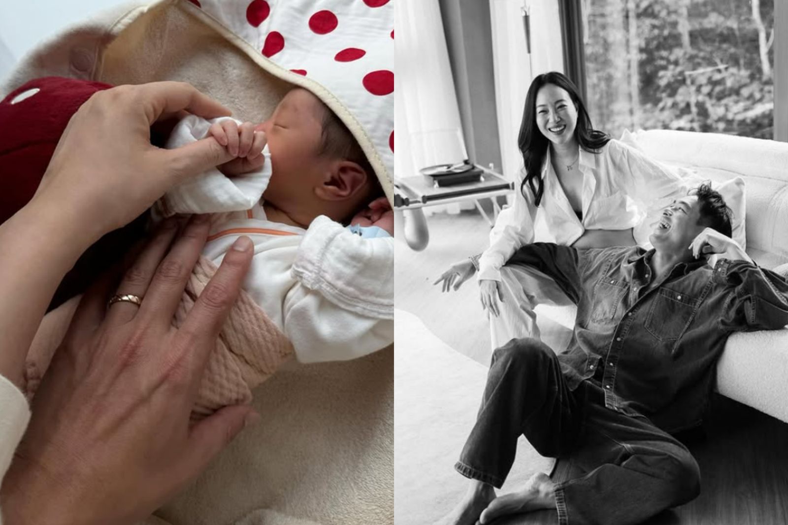 楊祐寧日前與太太Melinda(王詠穎)迎來三寶。翻攝yoyang IG