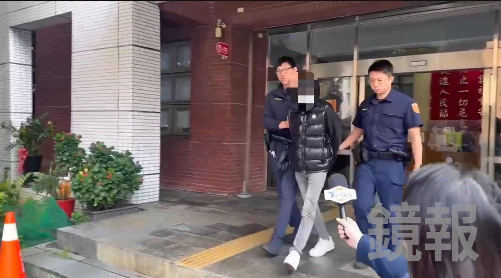 警詢後依妨害自由罪嫌將葉男移送偵辦。翻攝畫面