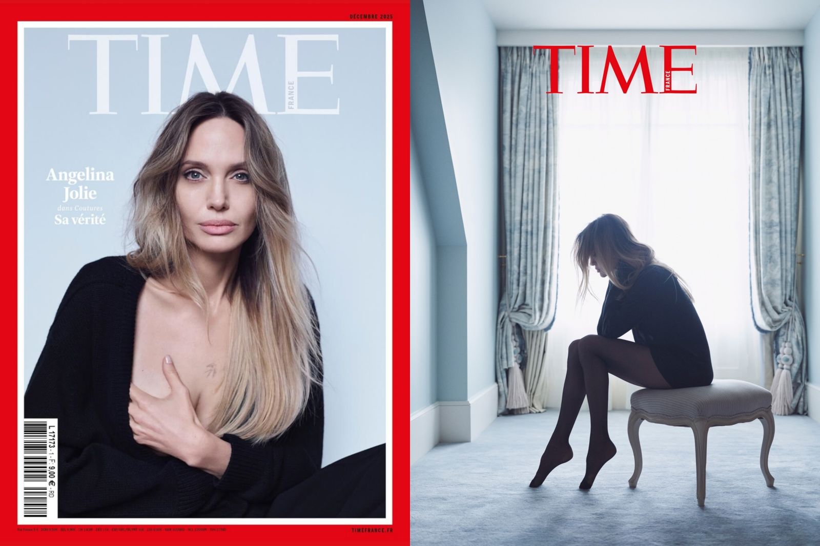 安潔莉娜裘莉為防乳癌切除雙乳　12年後首度正面公開胸前疤痕登雜誌封面 