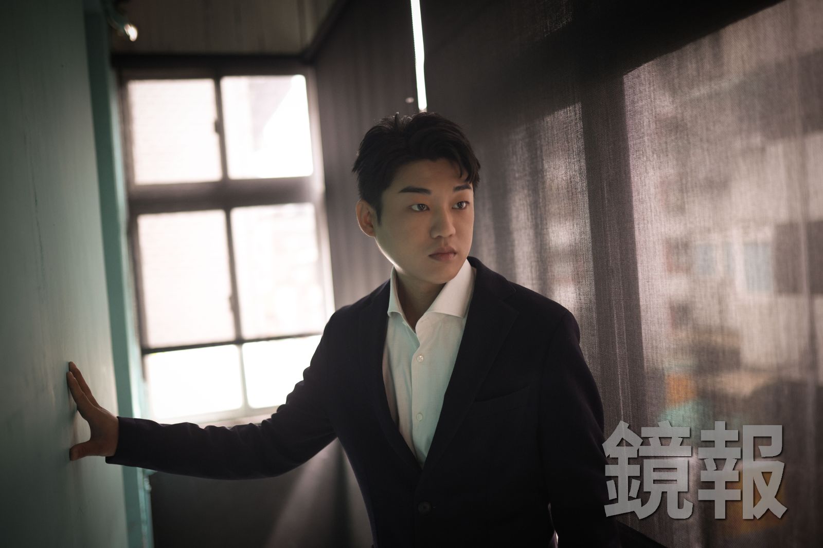 謝章穎憑《零日攻擊-蛇仔》入圍第61屆金鐘獎戲劇節目男主角獎。攝影劉耀勻