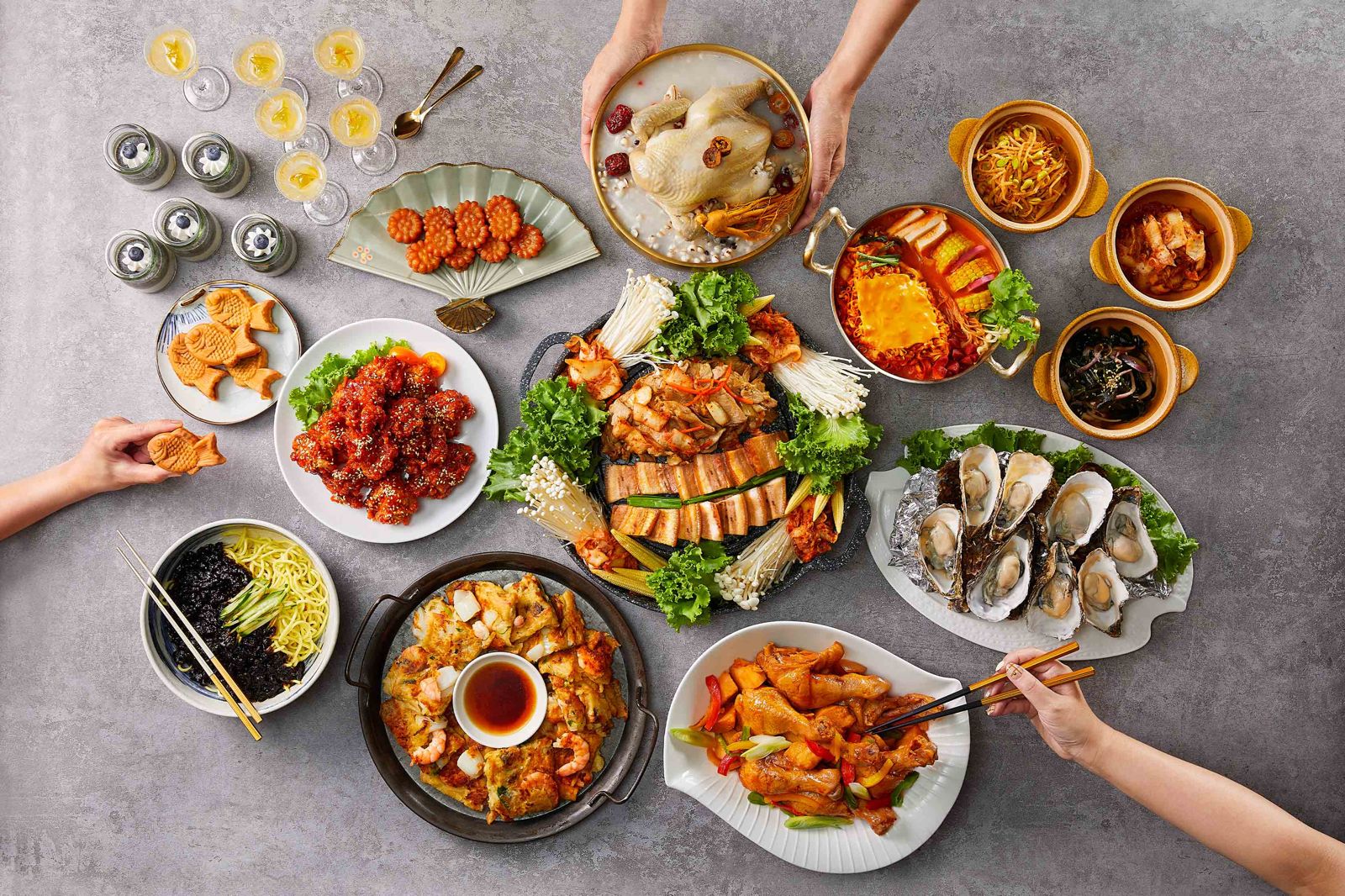 韓式豬五花、鮮蚵、炸雞吃到飽千元有找!50樓Café邊吃邊賞高空美景