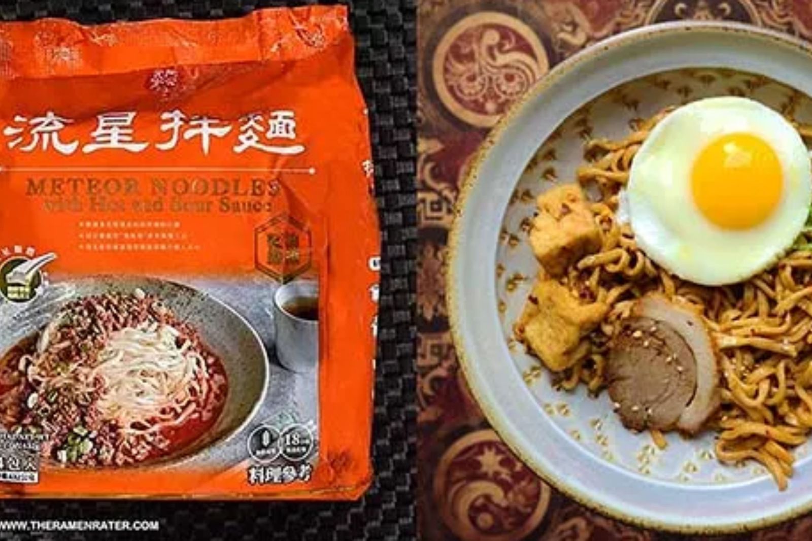 第3名的阿舍食堂「流星拌麵－紅油擔擔風味」。圖／翻攝自 THE RAMEN RATER網站