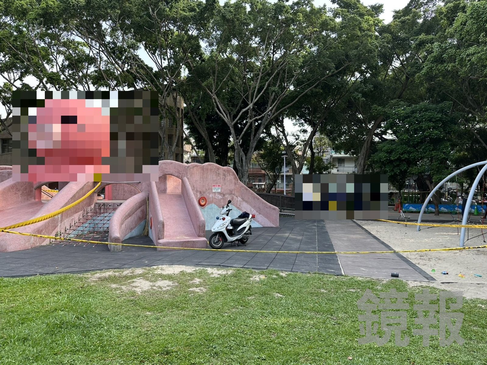 最夯親子放電場所！溪北公園溜滑梯旁驚見男屍「頸腹多處刀傷」　凶器竟藏在鞋內