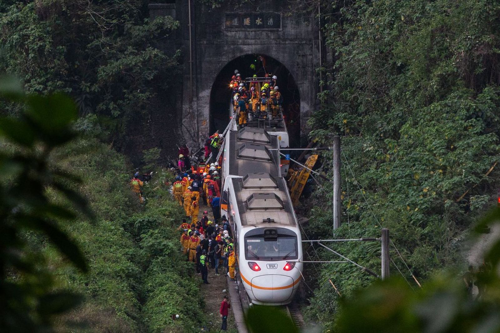 太魯閣408次事故釀成49人死亡。資料照