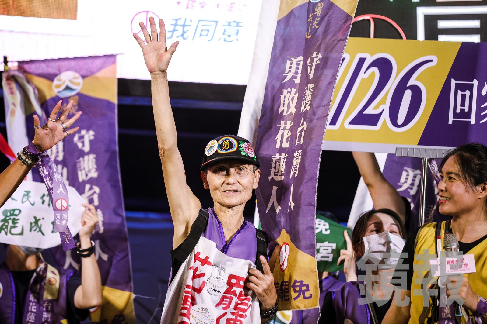 花蓮退休老師「葉霸」公開呼籲拒領1萬元。圖/攝影鄒保祥
