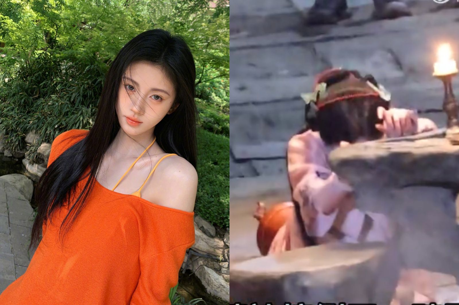 有片/「四千年一遇美女」鞠婧禕拍戲受傷 「下巴重重撞擊石桌」痛到發抖