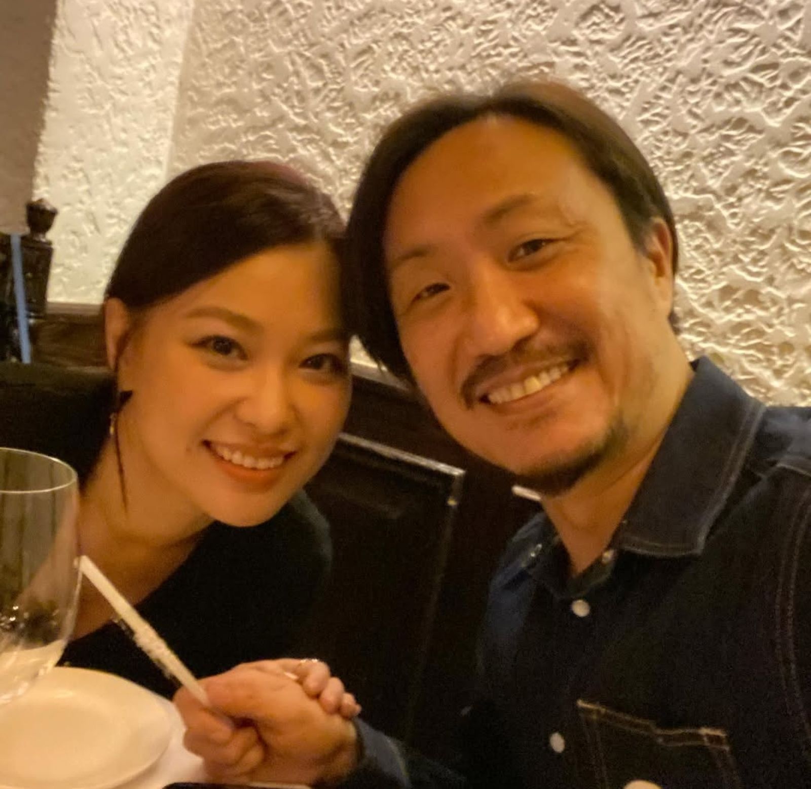 鄭中基（右）與前妻余思敏昔日相當恩愛。翻攝sammieyucm IG