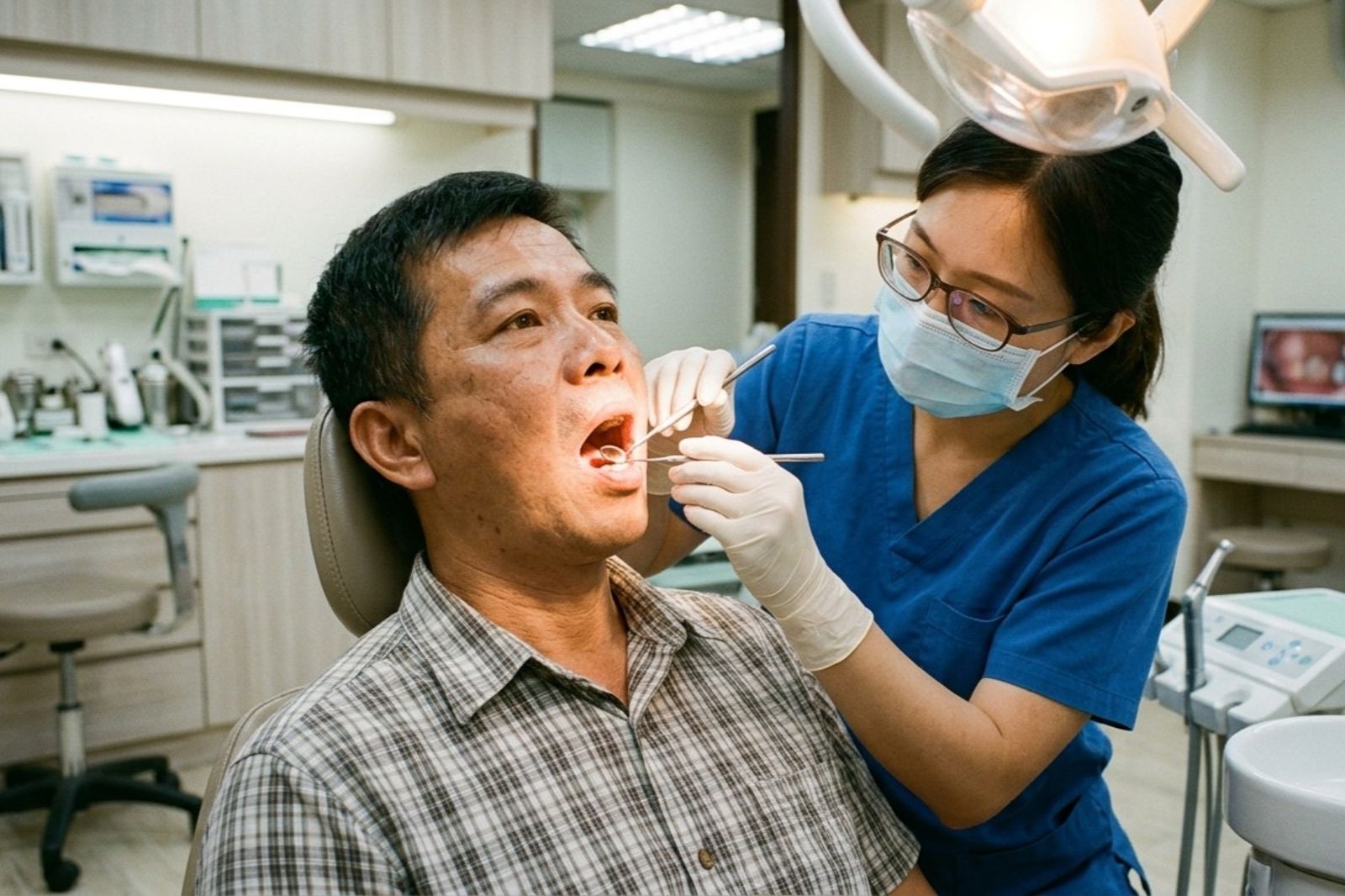 口腔癌不只找上抽菸、檳榔族,假牙不合、斷牙反覆摩擦也要當心變成舌癌。(示意圖)