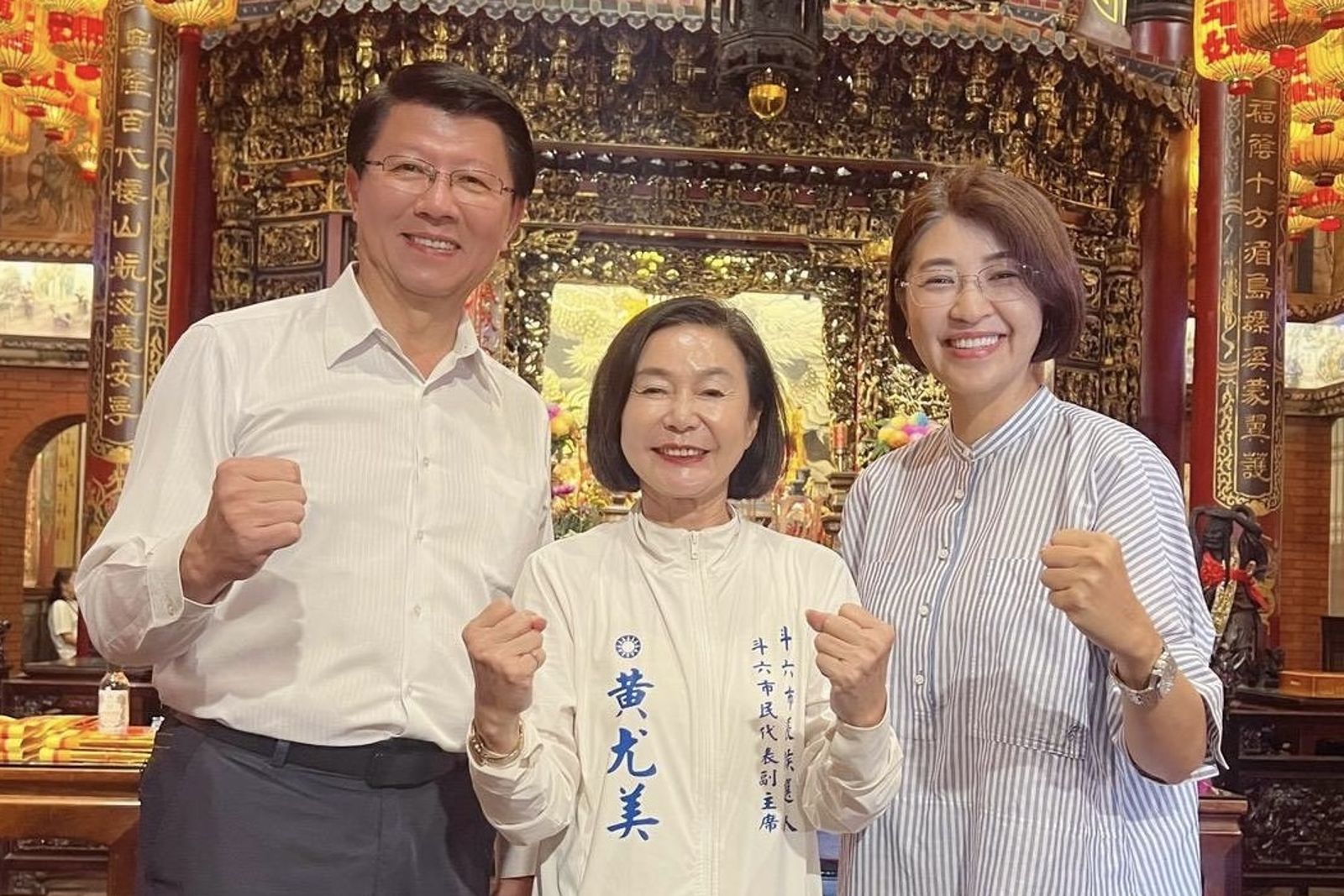黃尤美合體許淑華、謝龍介力挺張嘉郡 喊話讓斗六市成雲林重要核心