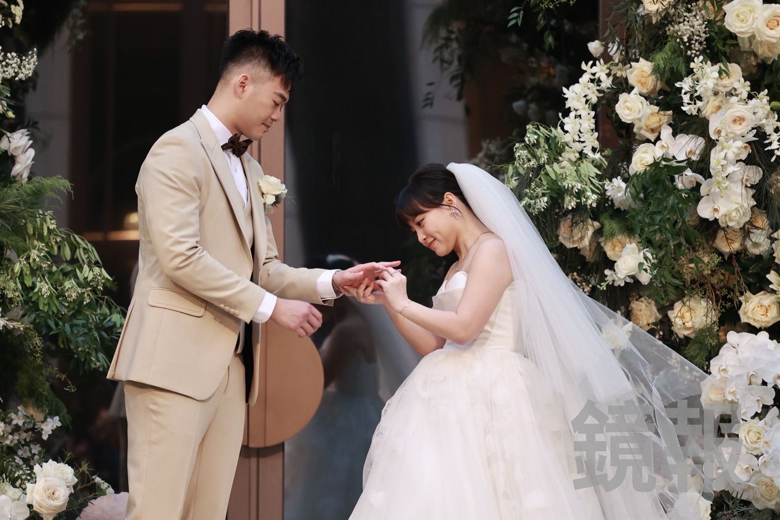 王齊麟、陳詩媛都忍不住淚崩。李鍾泉攝