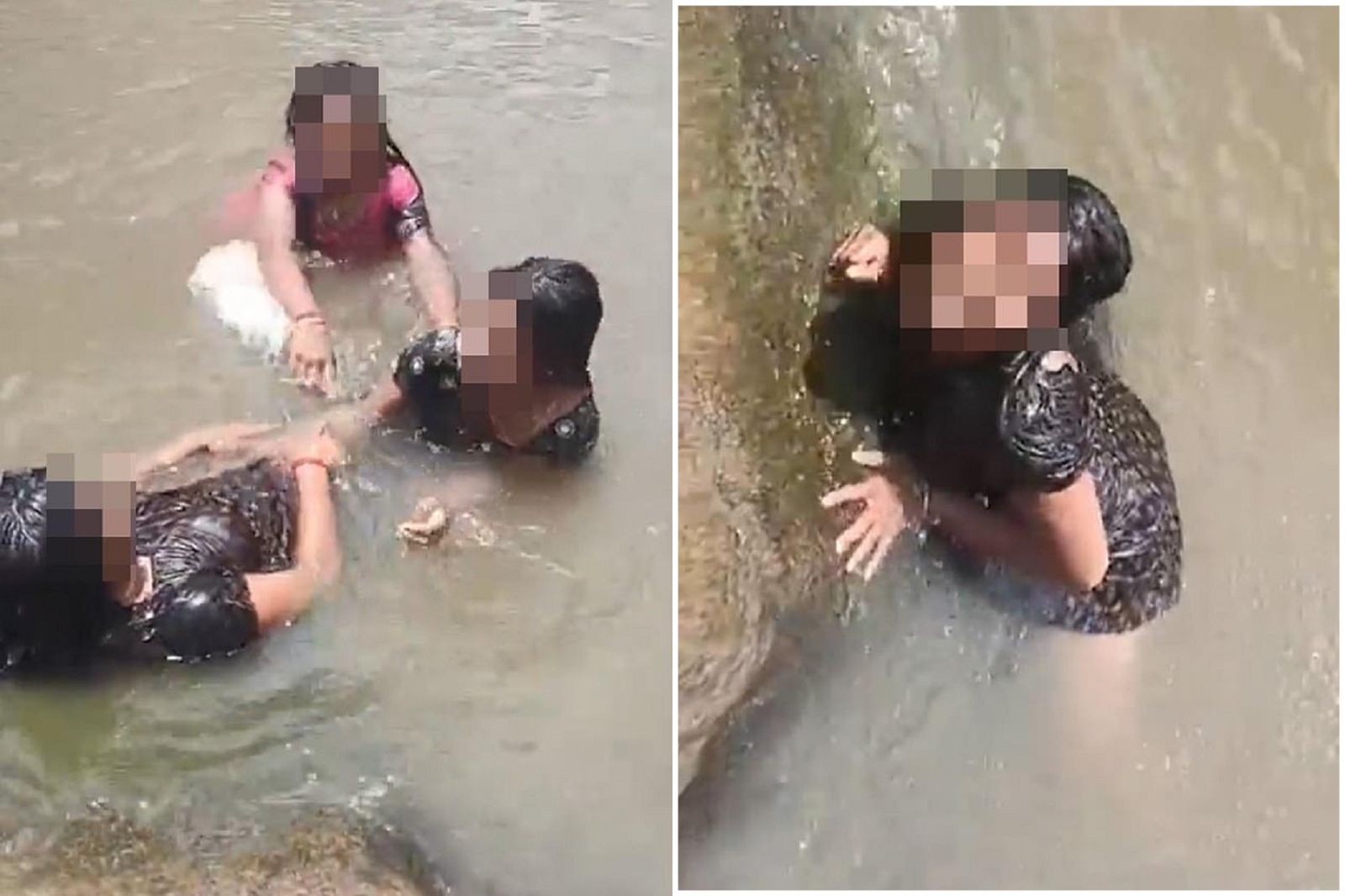 死亡影片!3妹子戲水拍網美照 下一秒不慎溺斃成遺照