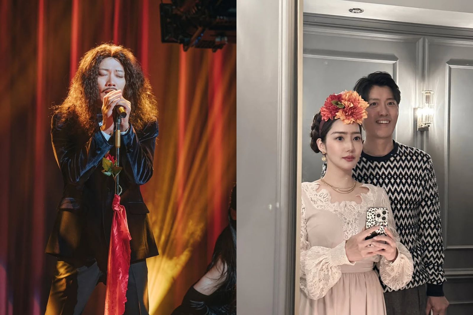 朴喜洵的各式裝扮都超成功，連朴敏英（右圖左）都驚嘆。翻攝IG@park_hee_soon