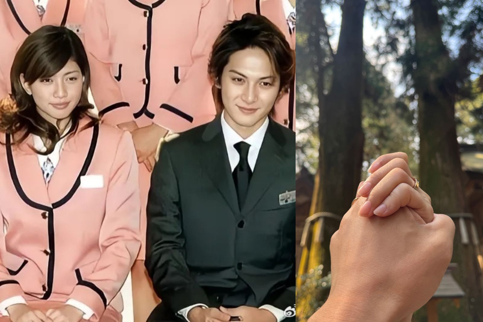 不藏了！50歲內田有紀曬婚戒照認嫁柏原崇　16年戀情修成正果