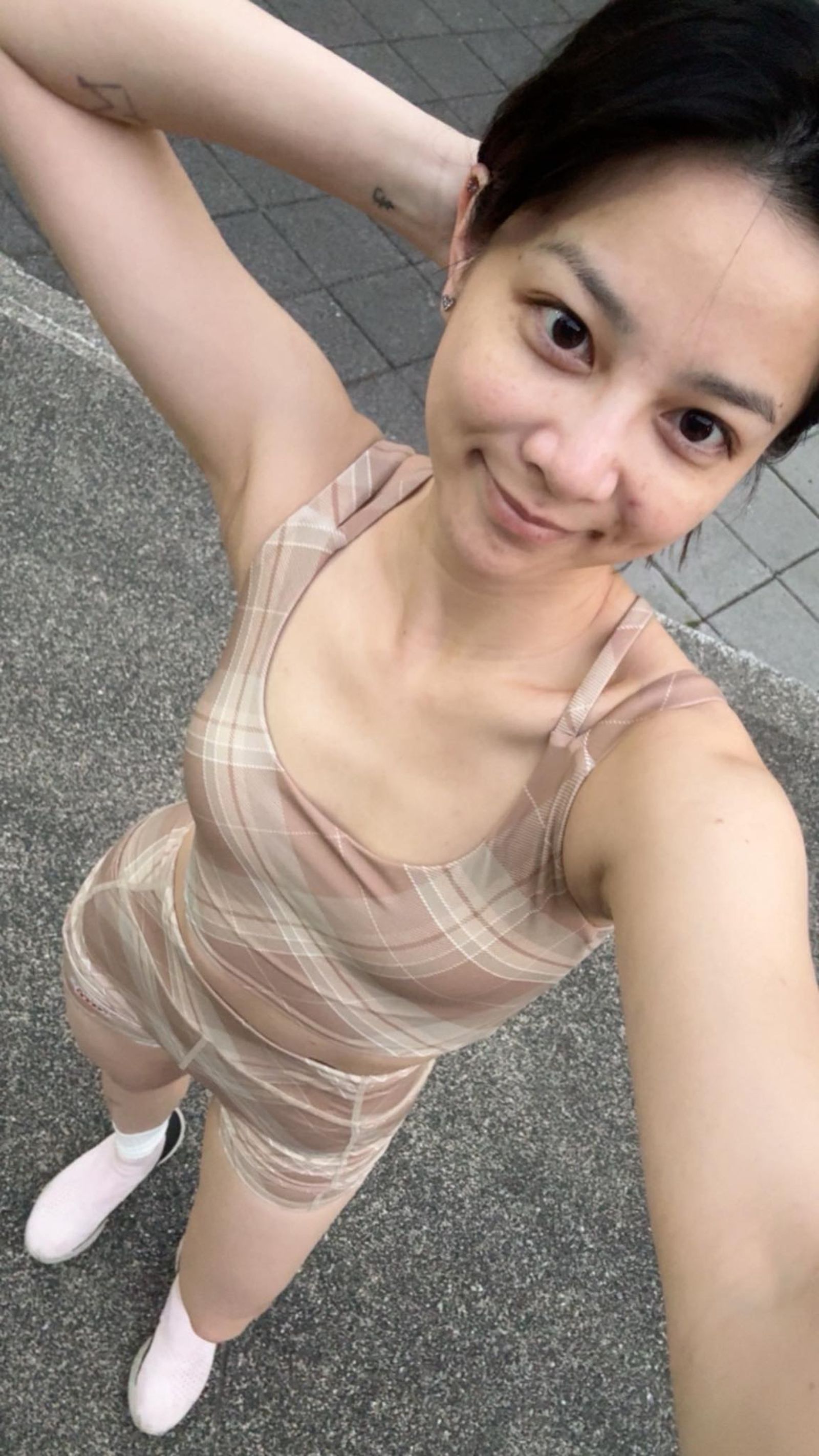 蔡祥過完年晨跑竟遇變態騷擾。翻攝臉書