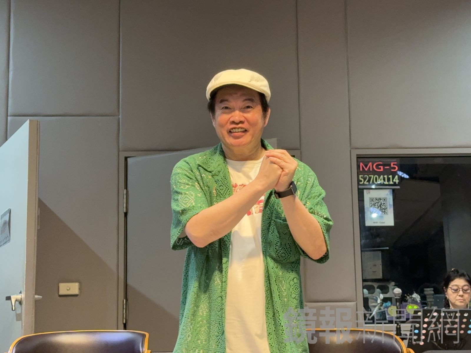 康康幽默化解尷尬問題。潘佳琪攝