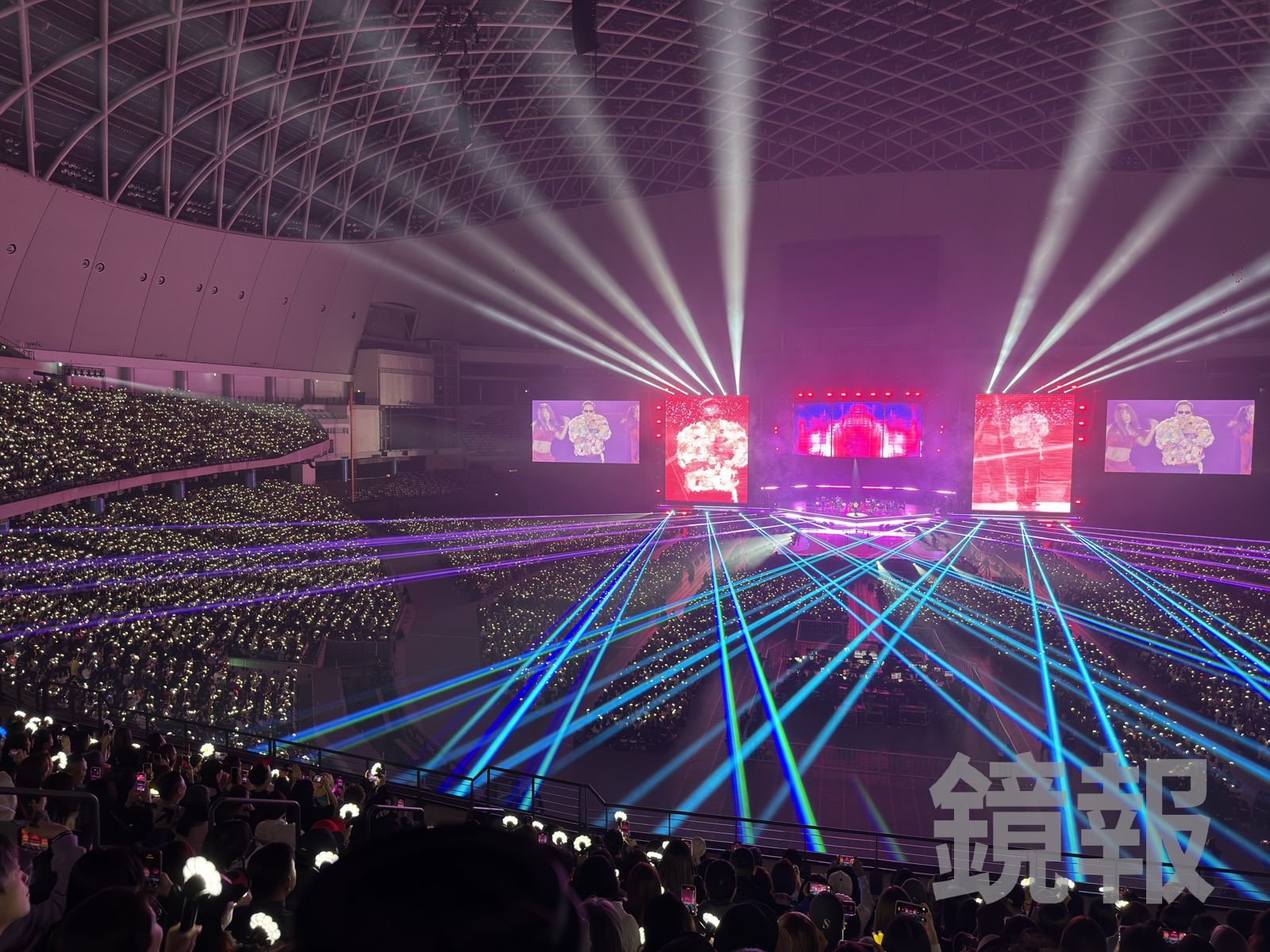 GD演唱會臺北大巨蛋安可場。讀者提供