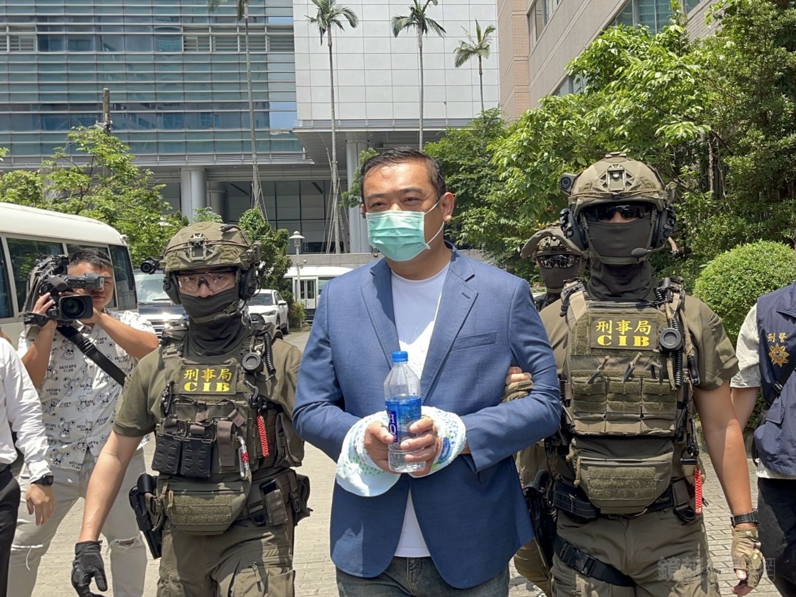 吳明達移送新北檢。李依璇攝