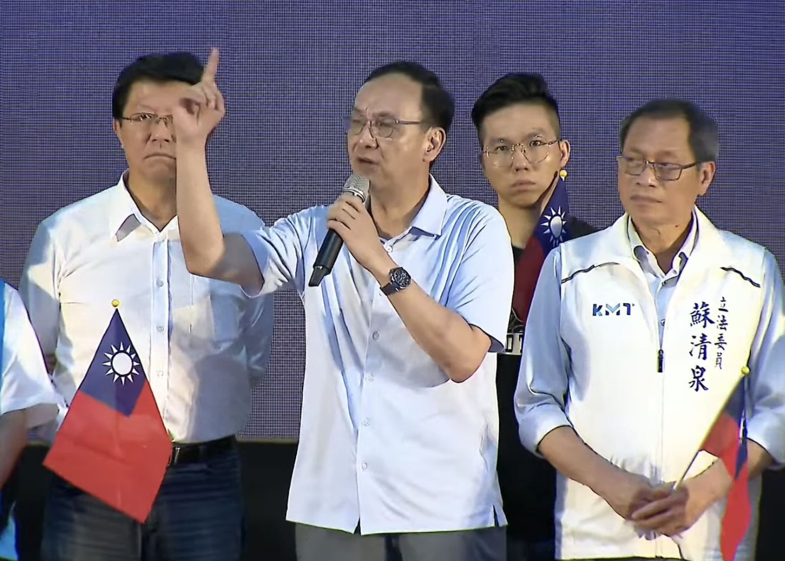 向張峻喊話？朱立倫赴花蓮站台反惡罷　籲放下恩怨團結挺傅崐萁