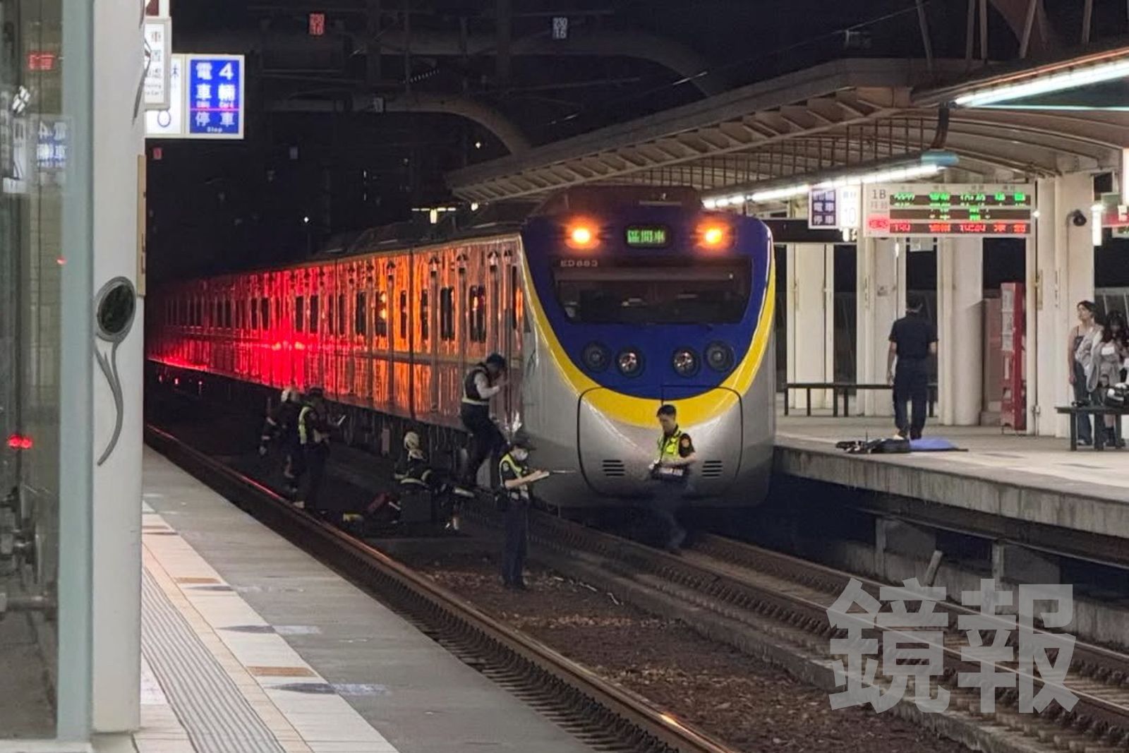 台鐵彰化員林車站女子落軌!區間車進站撞上 「無外力介入」幸有生命跡象