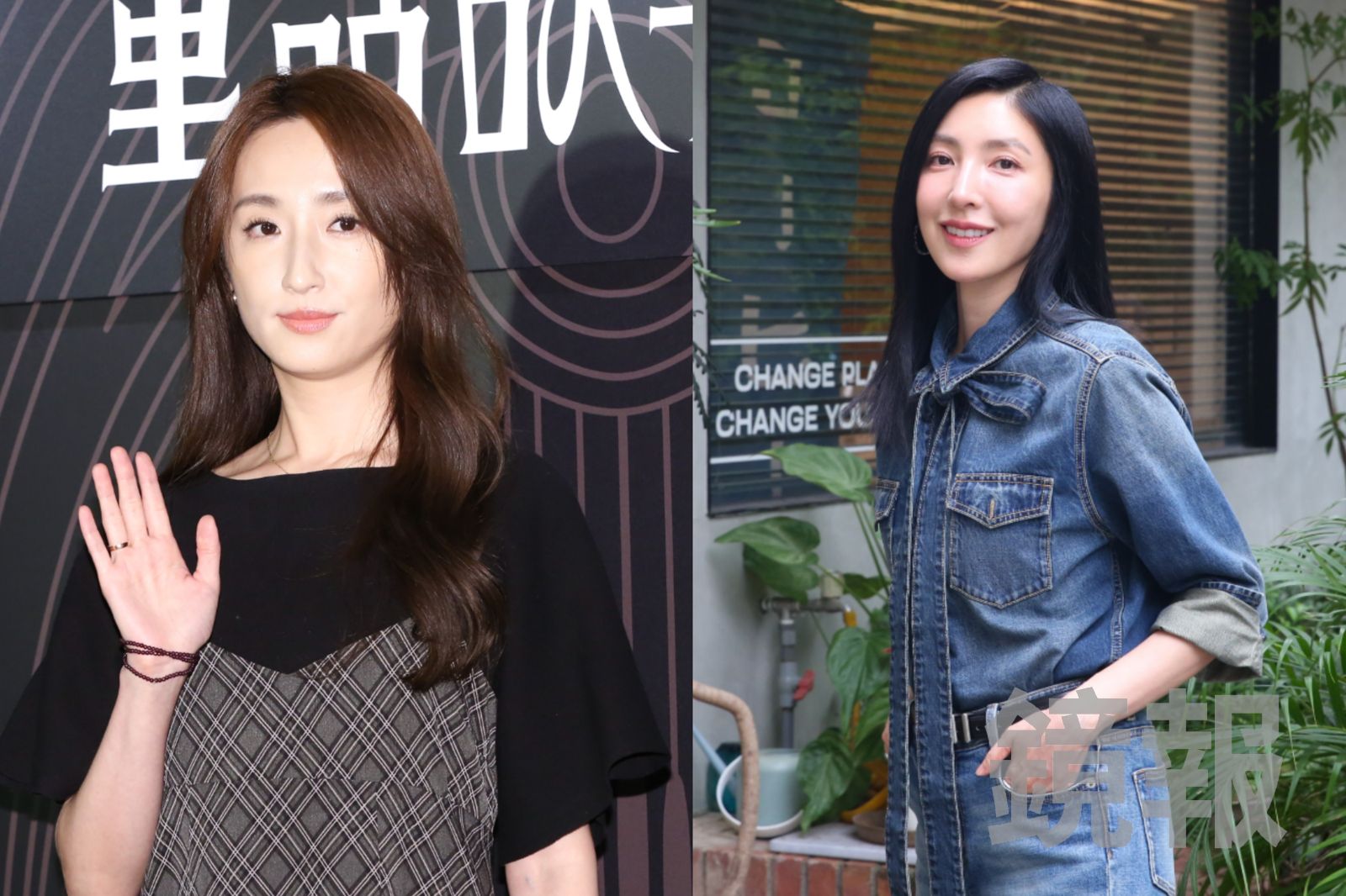 柯佳嬿(左)、楊謹華(右)三度交手。攝影組