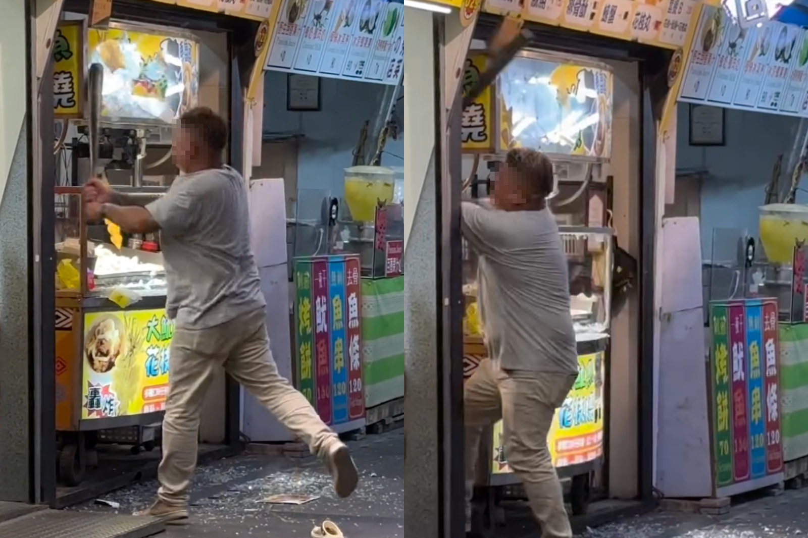 東大門夜市驚傳砸店!男持球棒痛毆老闆「攤位全毀」...雙方互控內幕曝光