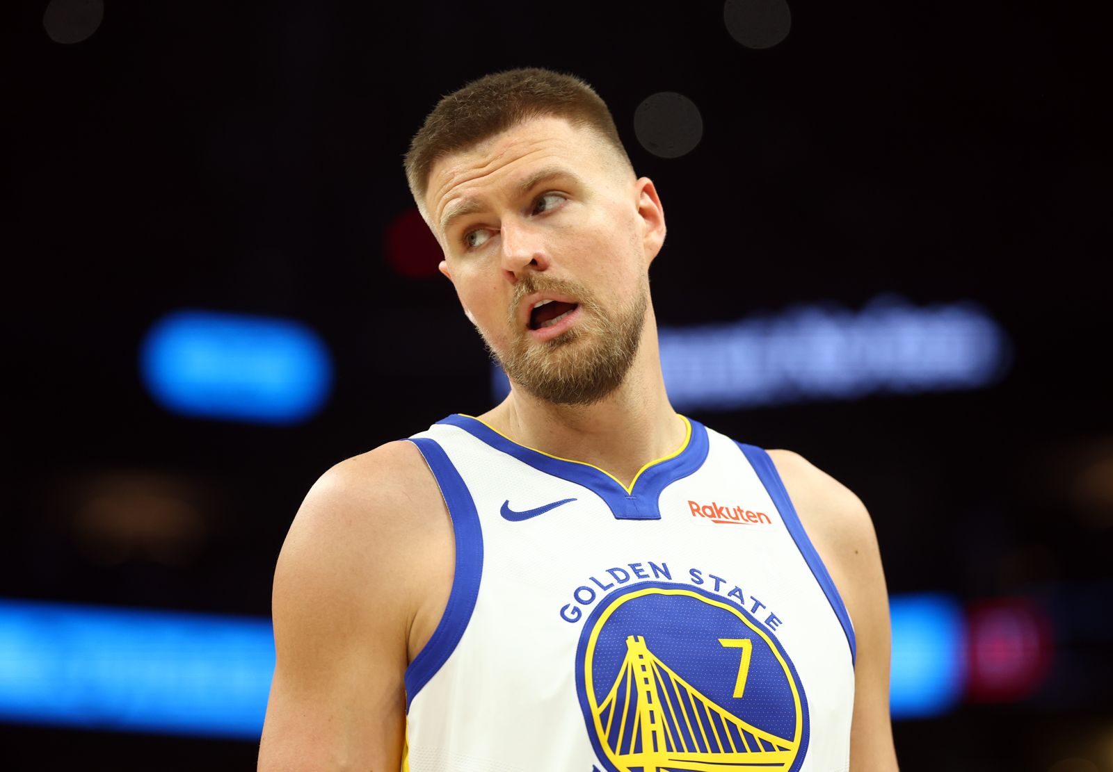 金州勇士中鋒Kristaps Porzingis。圖/達志影像