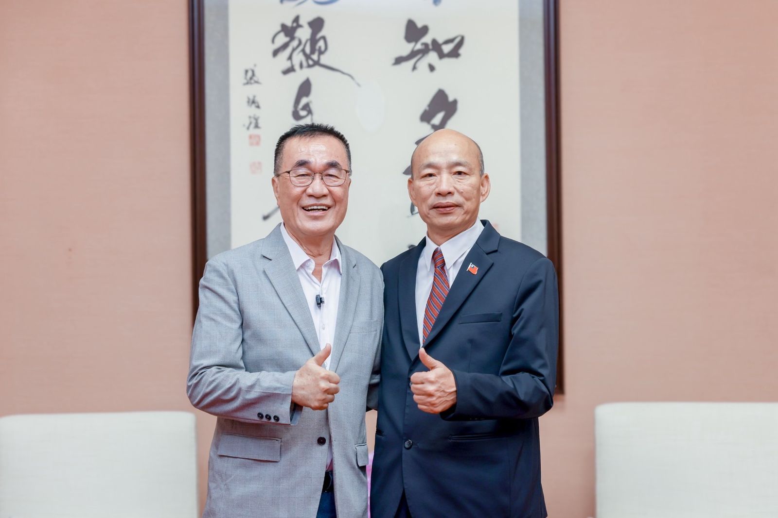李四川赴立院拜會藍白黨團 韓國瑜力挺:真金不怕火煉