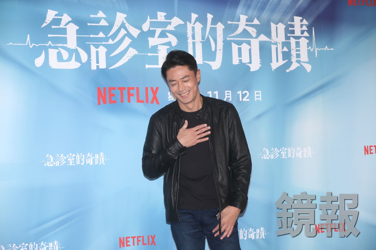 霍建華自嘲「失智老人」。攝影林煒凱