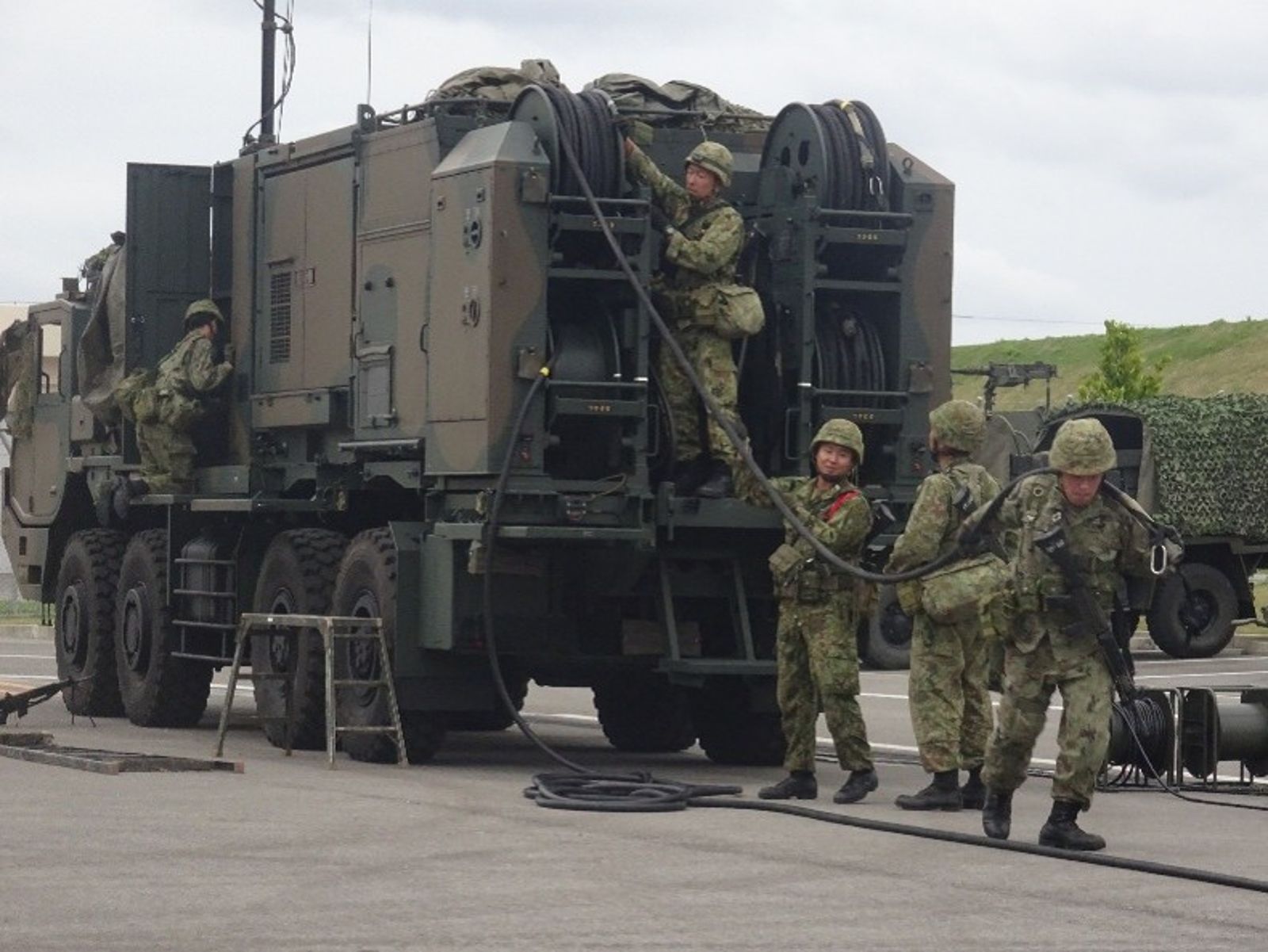 日本在與那國島的部署安排具有多重意涵。圖/ 日本陸上自衛隊石垣駐屯地X