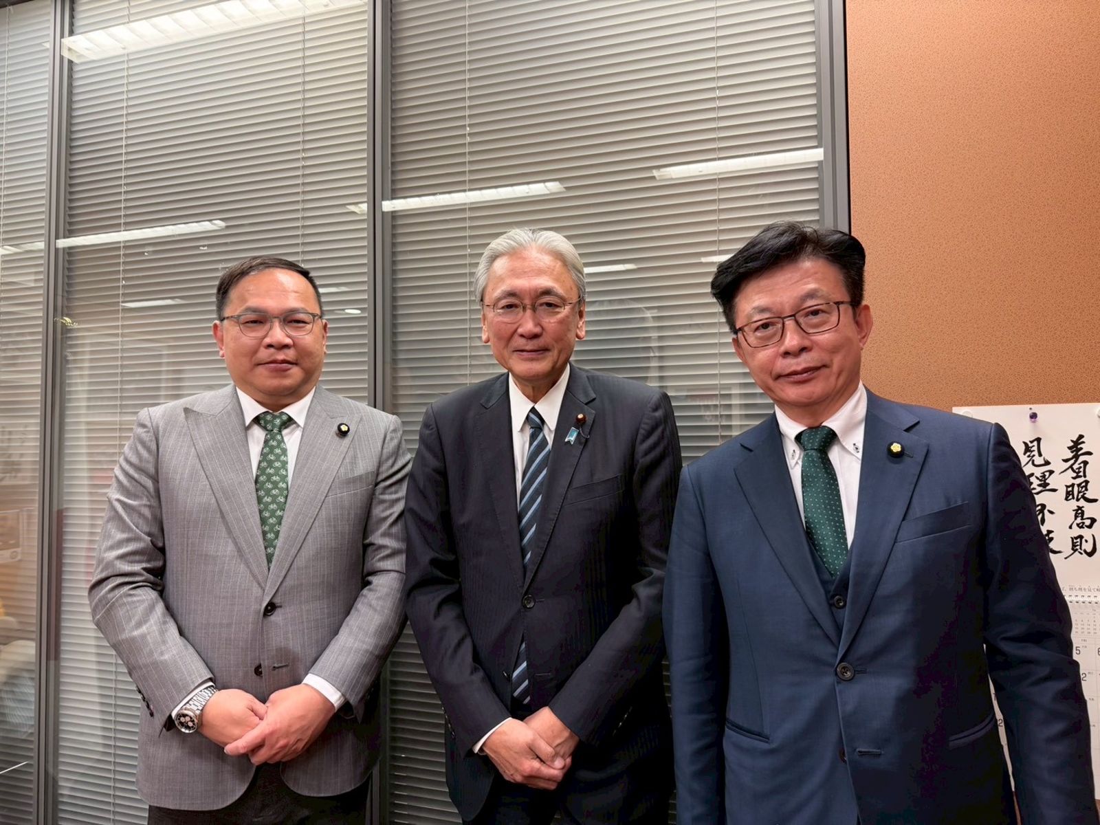 赴日看WBC不忘國會外交　郭國文、王義川拜會親台派大老古屋圭司