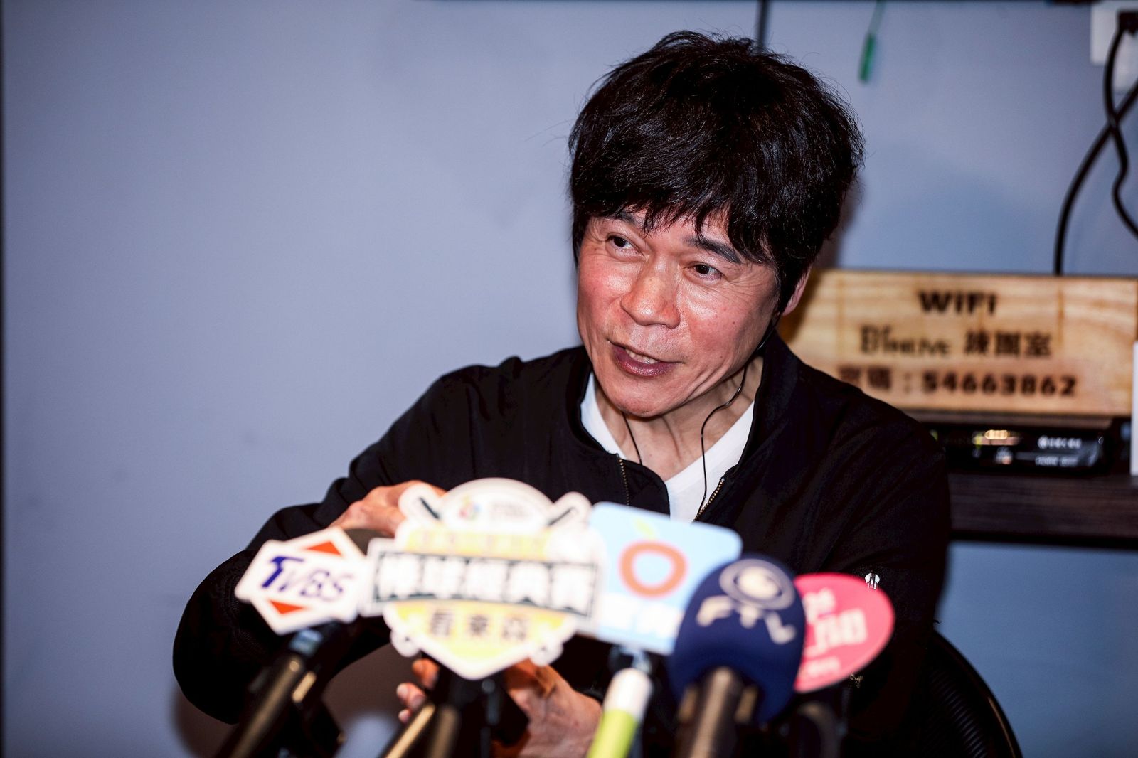 洪榮宏5日為高雄演唱會練團彩排。鄒保祥攝