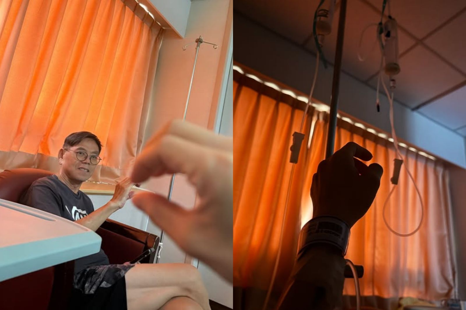 楊千霈感謝父親在她臥病期間細心照料病況。翻攝pinkbabe0309 IG