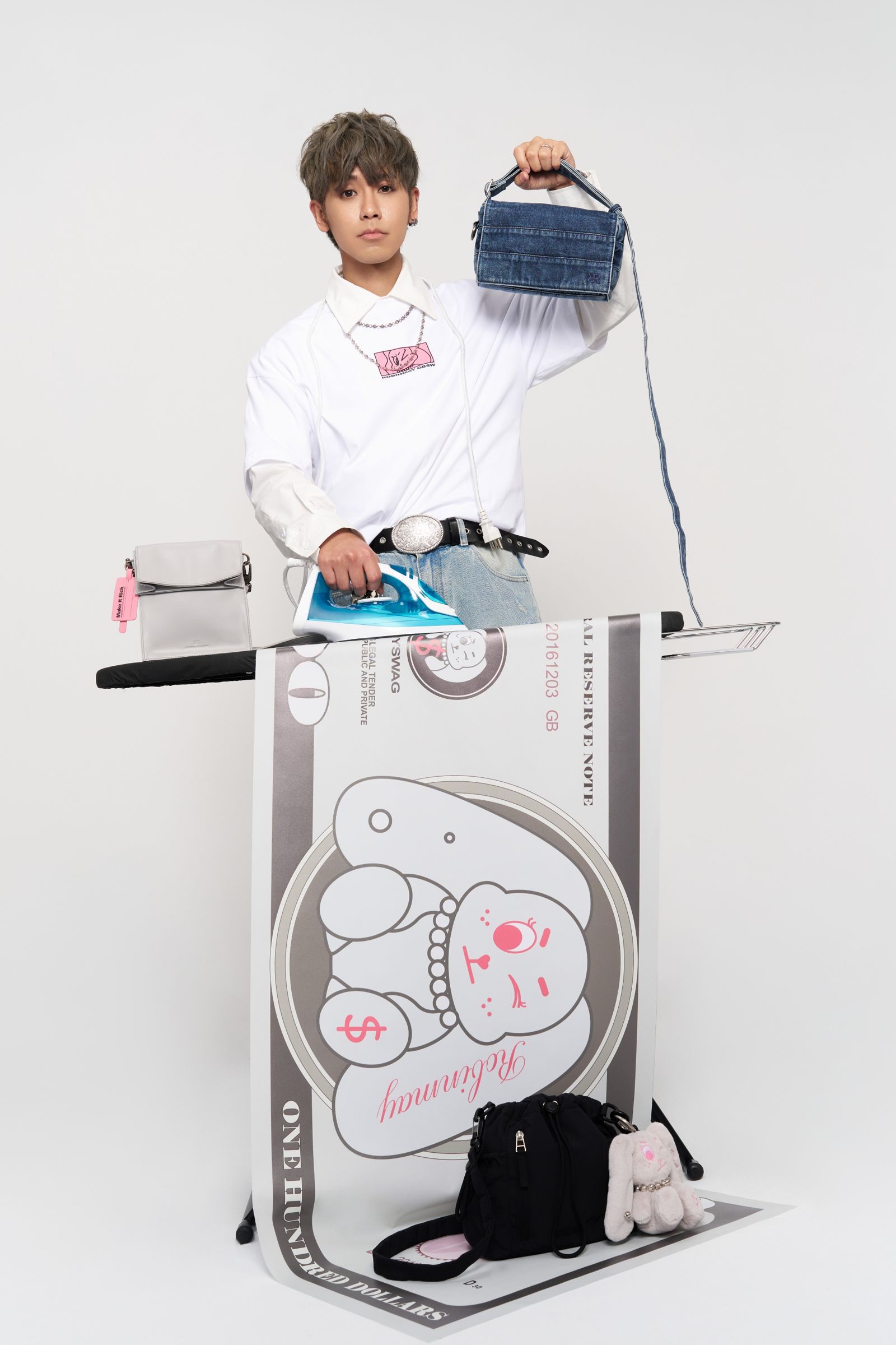 鼓鼓與時尚品牌合作推出聯名單品。相信音樂提供