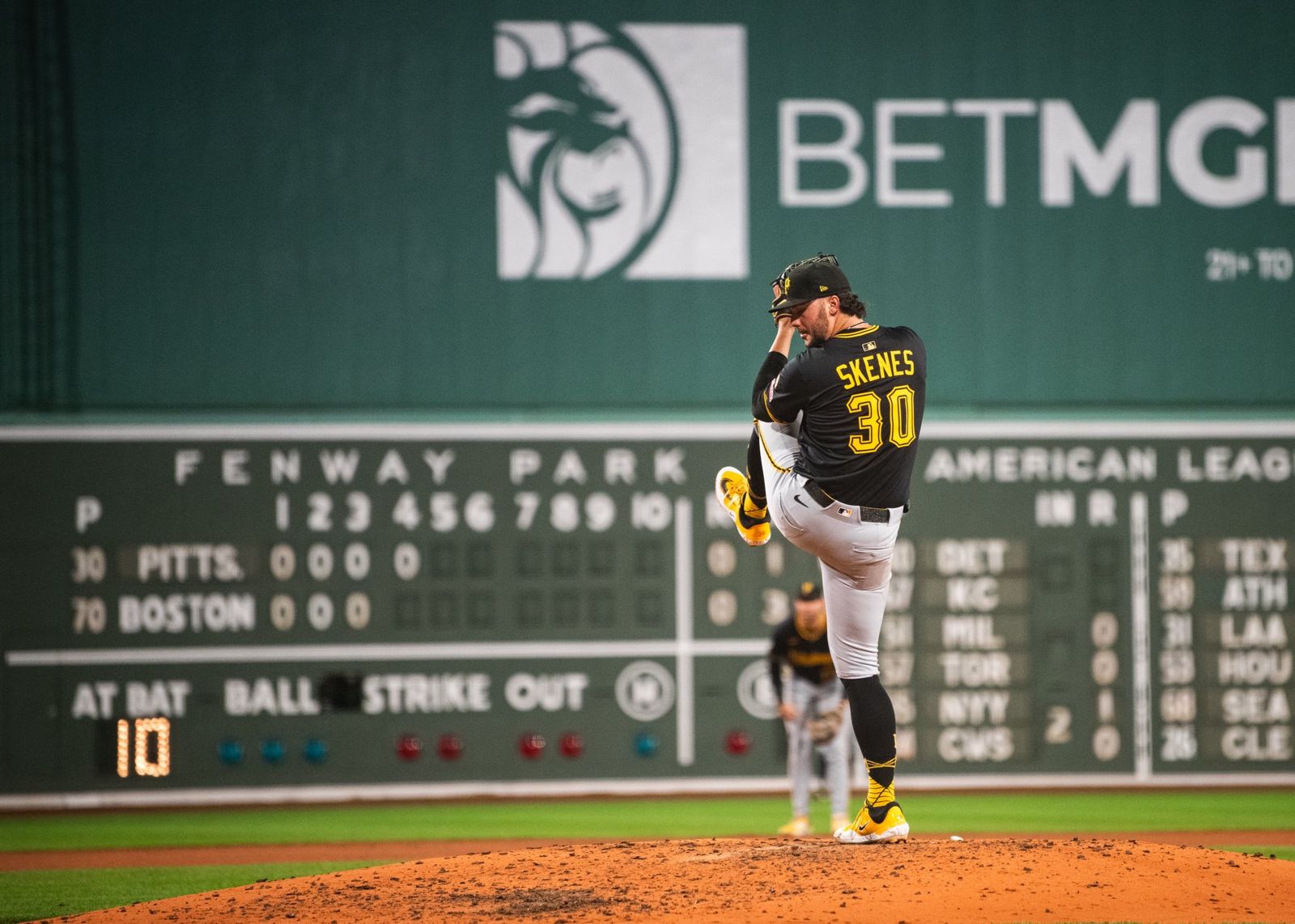 匹茲堡海盜新星Paul Skenes以2.05防禦率、0.95 WHIP與187次三振成為絕對焦點。圖/翻攝自X@agreenphotog