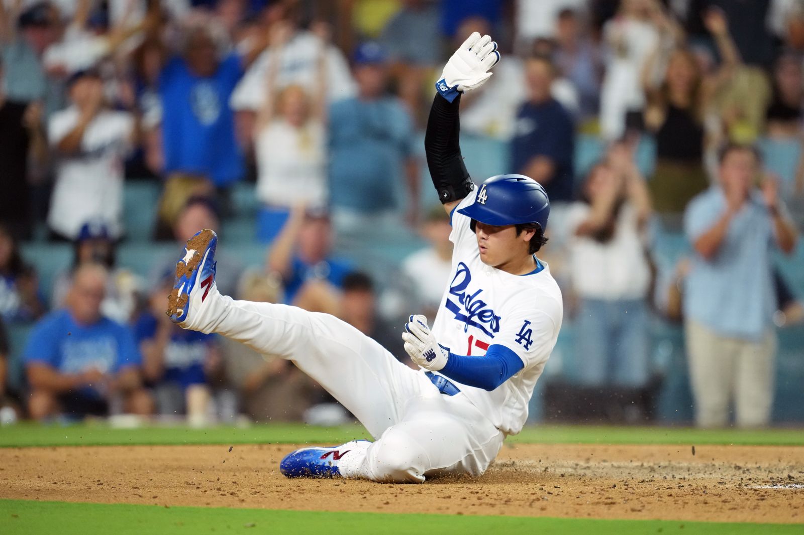 大谷翔平玩命嚇壞躲迷!睽違86天盜壘成功 道奇主帥霸氣挺愛徒