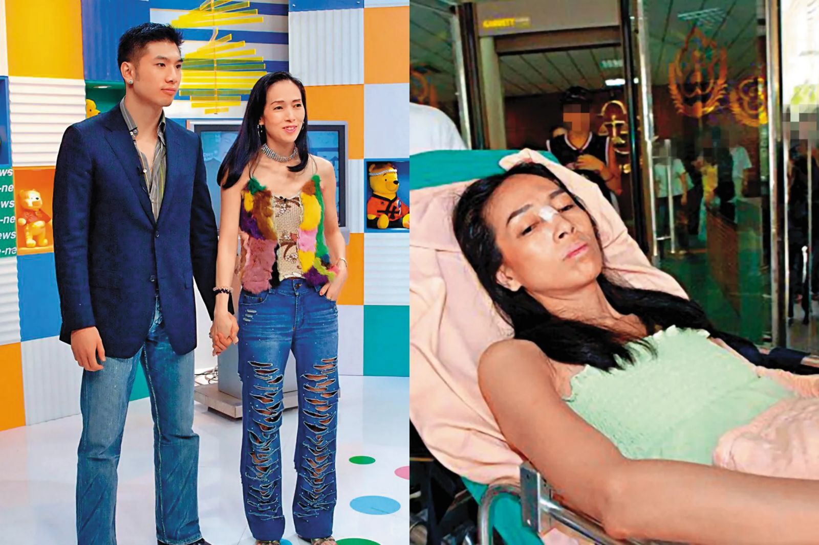 許純美與邱品叡的姐弟戀鬧得滿城風雨，訂婚僅3個月就被男方家暴。翻攝自TVBS