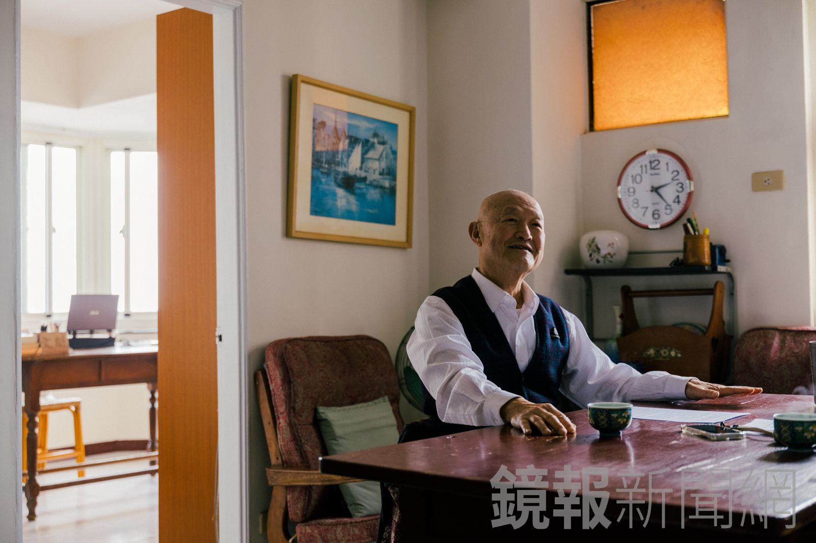 習慣用台語之後，客語逐漸生疏，但李旺台之前沒有察覺。圖／桑杉學攝