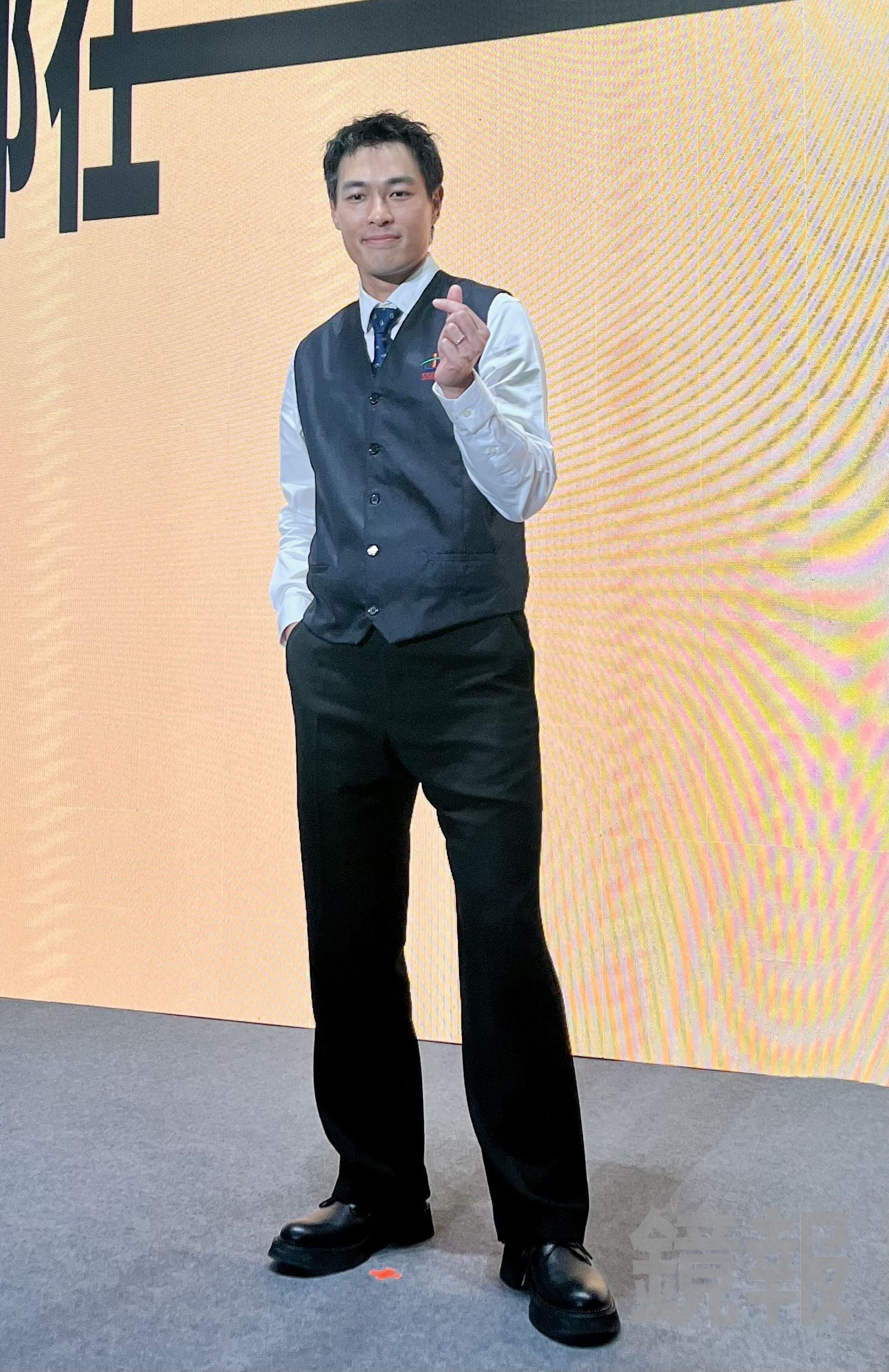 楊祐寧出席記者會化身計程車司機。杜沛學攝