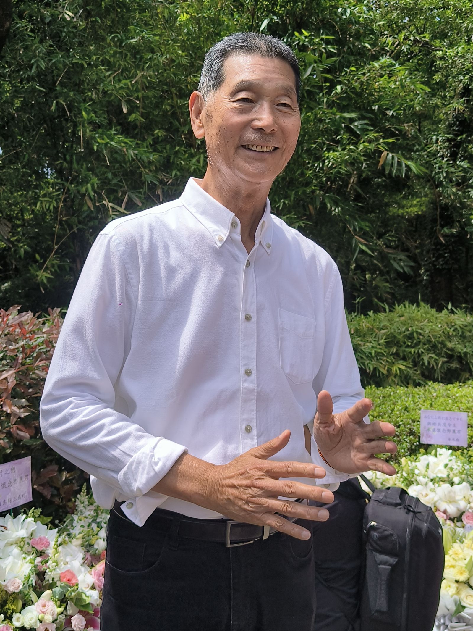 鄧麗君30週年筠園音樂會8日在金寶山舉行，鄧麗君文教基金會董事長鄧長富到場致詞。尤嬿妮攝