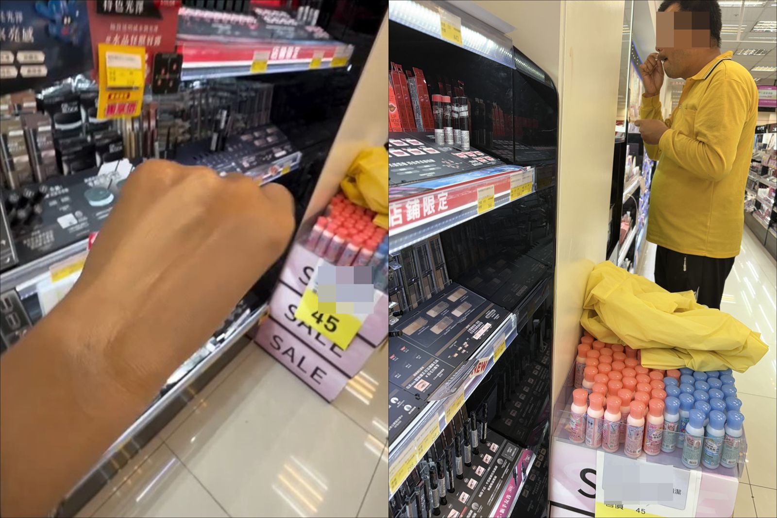 逛藥妝店驚見阿伯「拿卸妝水刷牙」!她嚇喊不敢碰…一票人曝恐怖經歷「看過唇蜜抹GG」