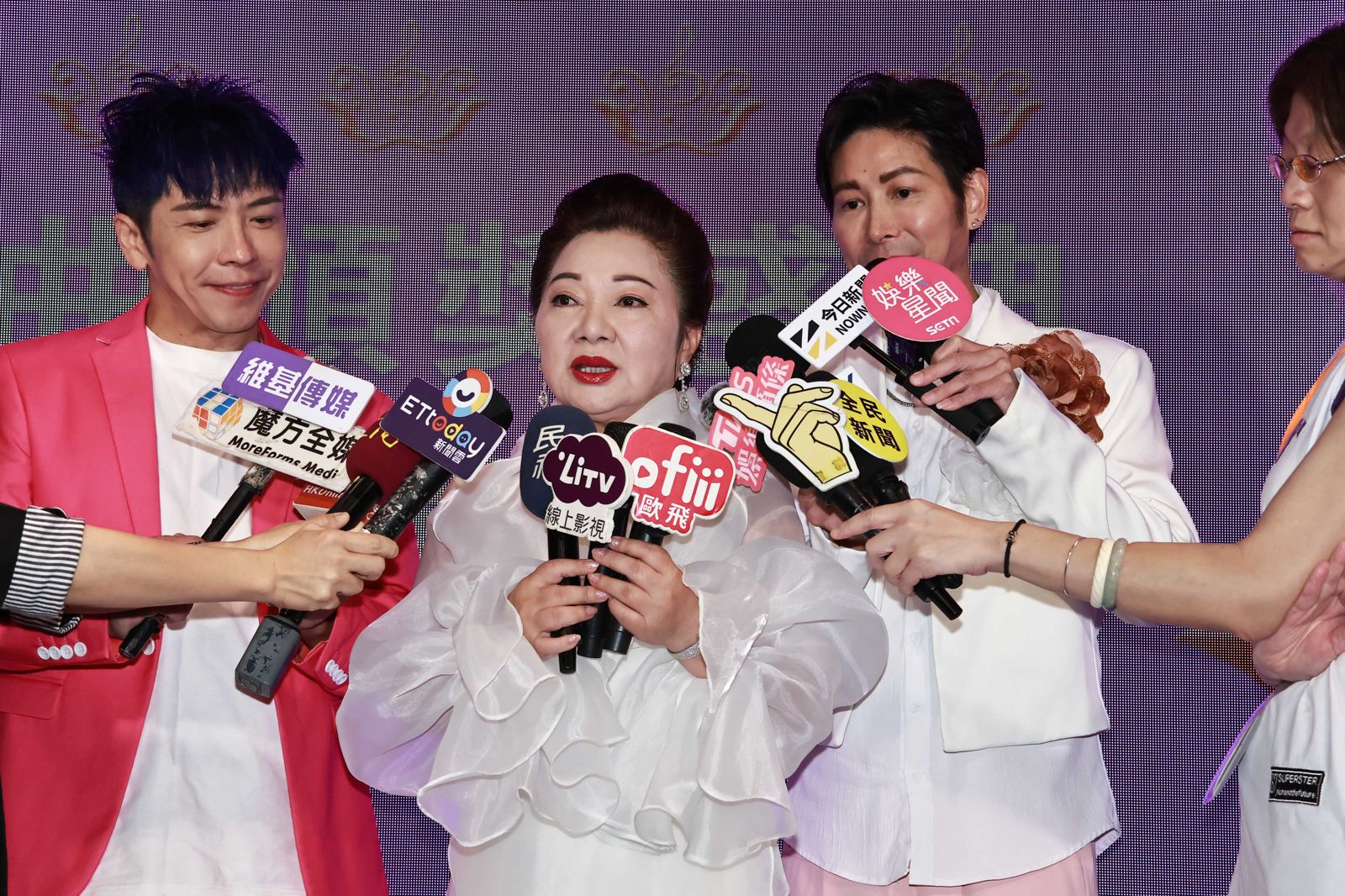 白冰冰受訪。長興影視提供