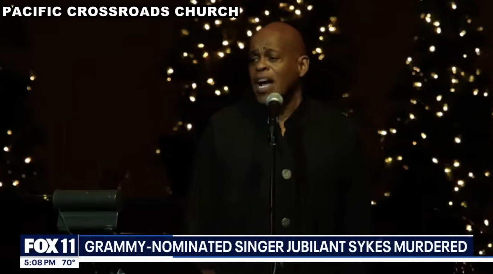 Jubilant Sykes享壽71歲。翻攝FOX 11 Los Angeles YouTube