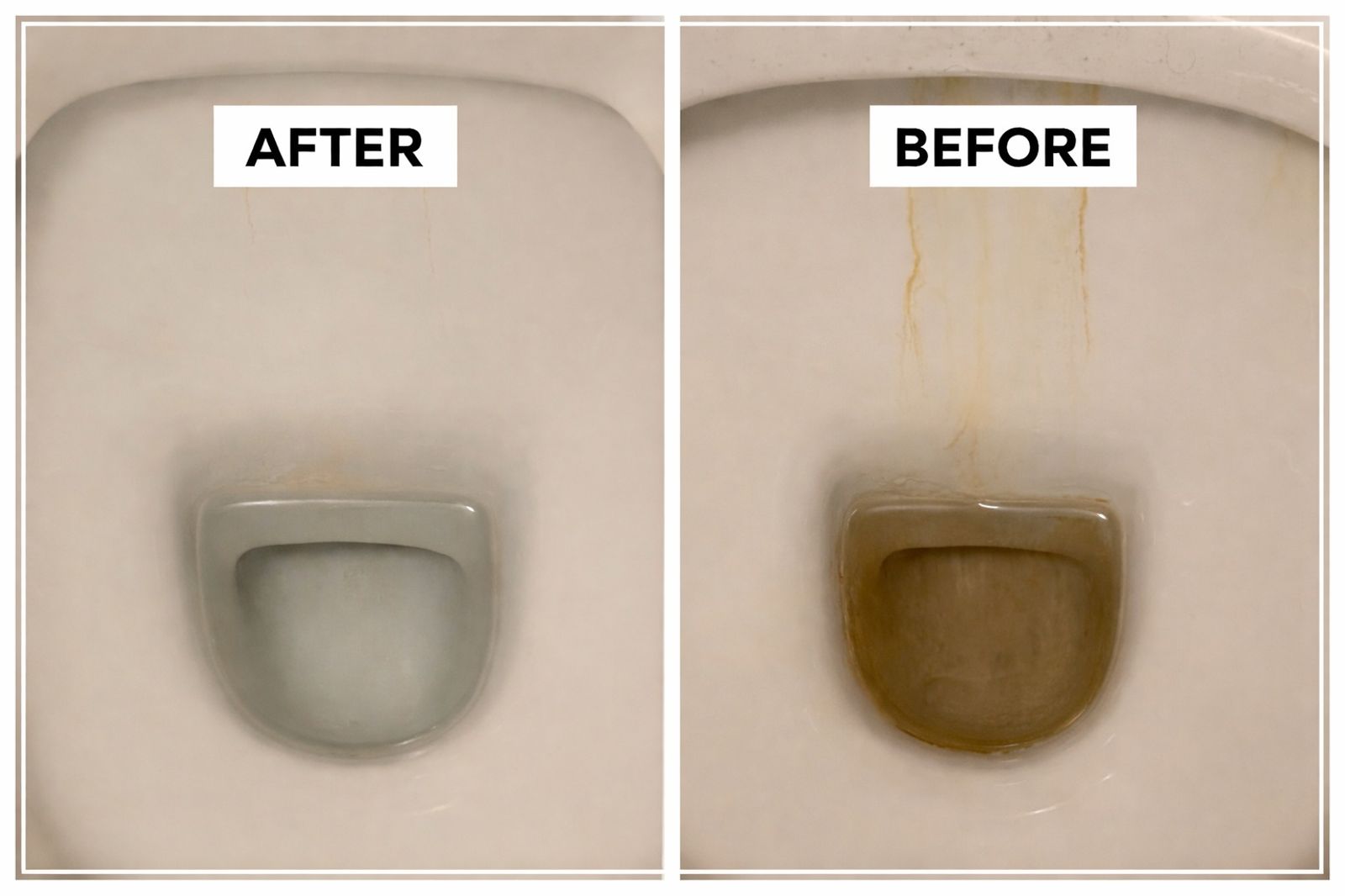 馬桶頑垢刷不掉!家事達人一招跨海救援曝原理 前後對比真有效