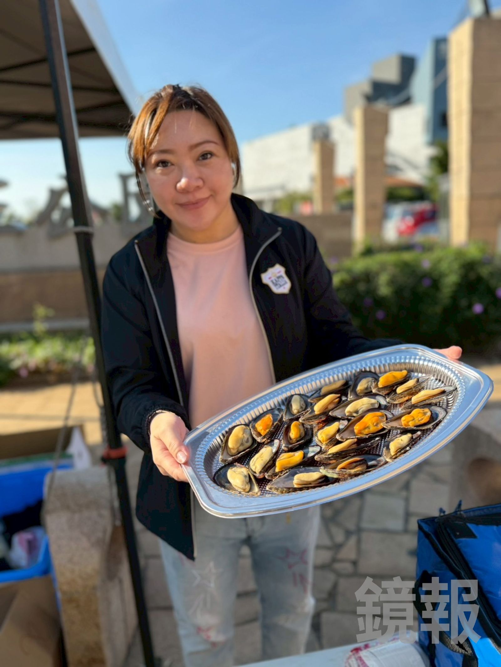 補給站最特別的食物,就是馬祖特產的淡菜。