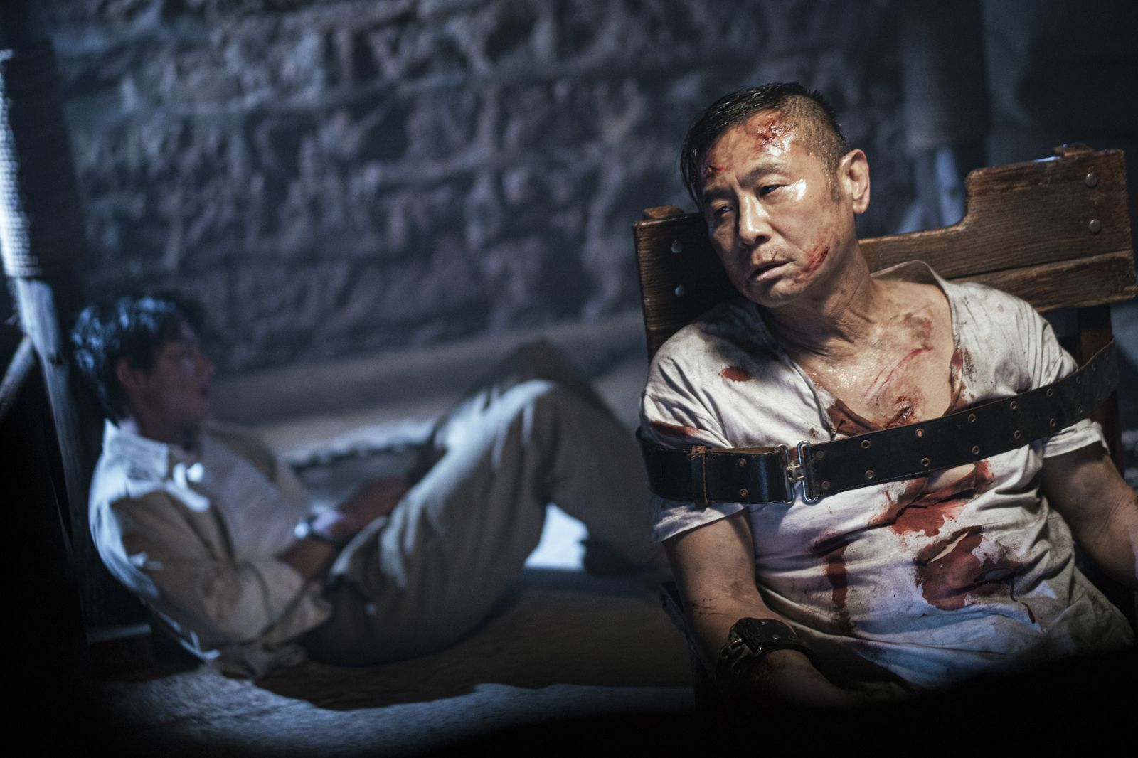 張世憶及這場與朱軒洋父子告別的戲，兩人需靠著聲音傳達感情，也是他對父親的懷念與遺憾。伯樂影業提供