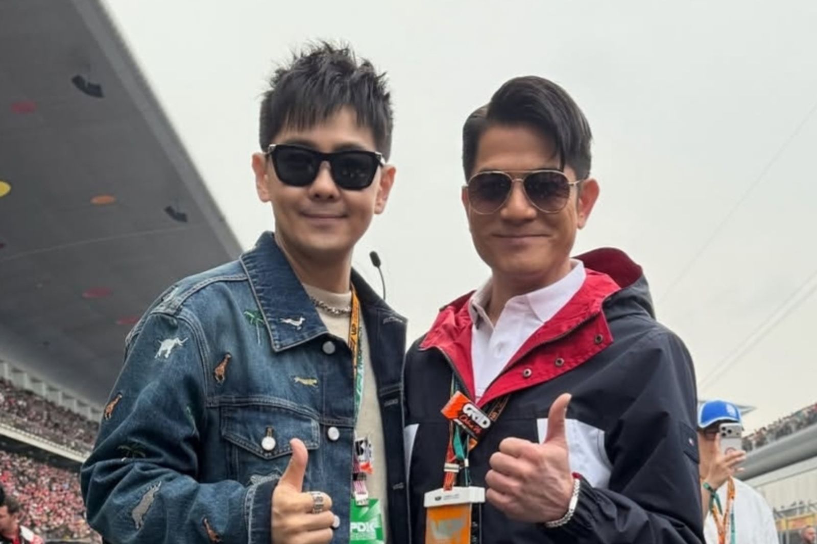 2位不老男神同框F1!林志穎、郭富城並肩畫面瘋傳 網驚:像2個20歲小伙子