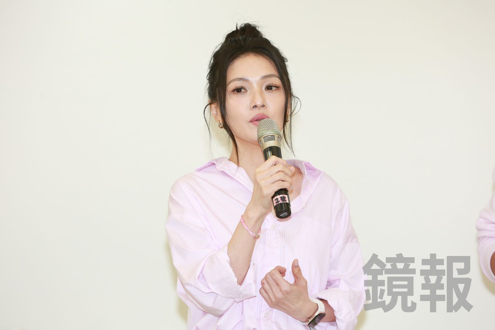 蜜雪開玩笑說孩子是她的網軍。李鍾泉攝