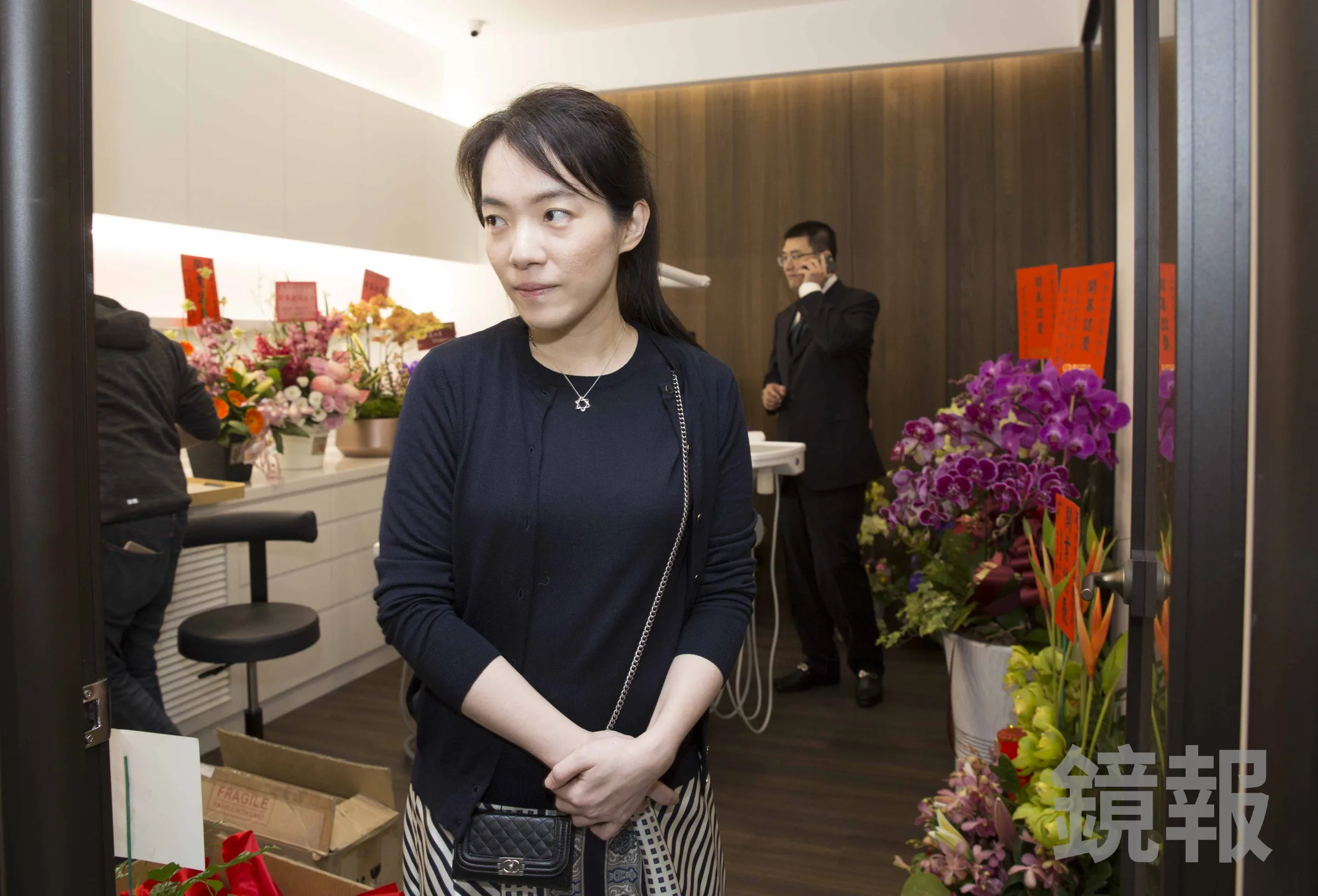 前總統陳水扁女兒陳幸妤證實與丈夫趙建銘離婚,婚變消息持續引發關注,圖為2016年12月陳幸妤牙醫診所開幕。圖/鏡週刊