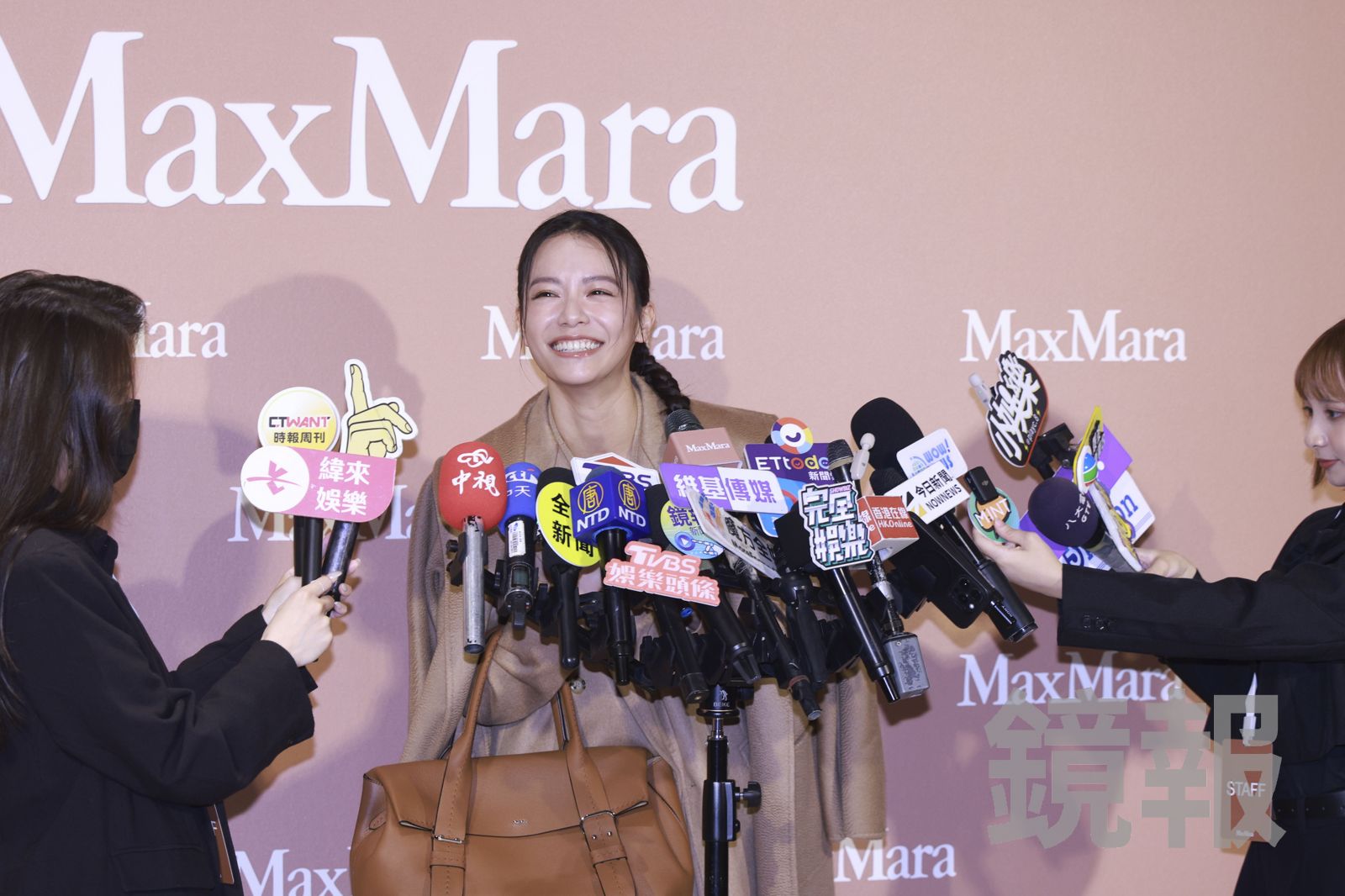 宋芸樺現場秀了一段韓文。劉耀勻攝